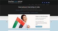Desktop Screenshot of easypassinternational.com